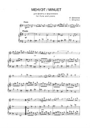 Minuet for Flute and Piano